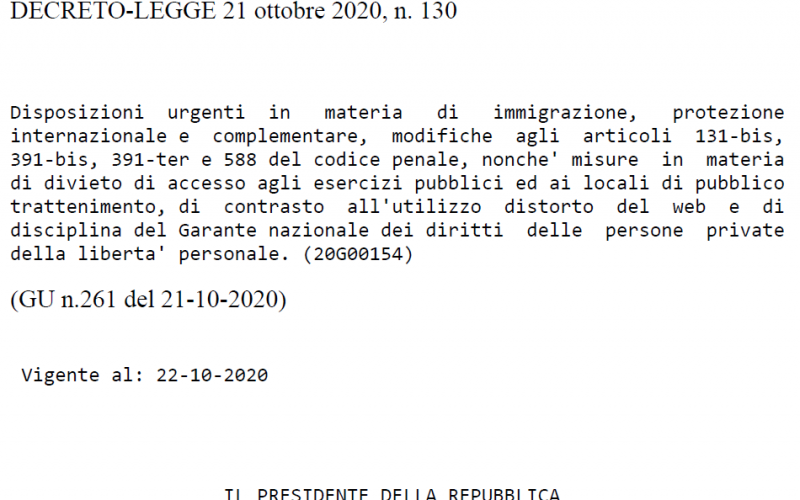 Decreto Legge